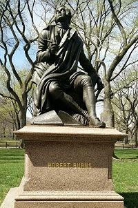 Burns statue in New York City